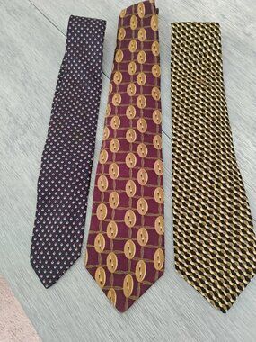 Bill Blass Silk Ties Bundle Of Three